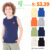 Kit 4 Regatas Infantil Menino em Meia Malha Básica Verão 2 ao 10 anos