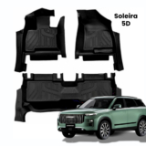 Jogo De Tapete Automotivo Premium Bandeja De Borracha Para Carro JAECOO 7 Conjunto Com 3 Peças Ekap