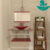 GABINETE DE VIDRO SAN MARINO 60CM AC VERMELHO CEREJA