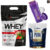 Kit Body Whey Protein Concentrado 900g Body Action +Creatina Pura 250g Faze Nutrition + Coqueteleira
