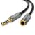 Cabo de Extensão Áudio Ugreen 3.5mm Macho/Fêmea 5M Preto