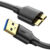 Cabo Micro Usb B para Usb 3.0 Ugreen Macho 2 Metros Preto