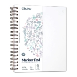 Caderno de Desenho Arte Ohuhu Folhas Dupla Face Branco