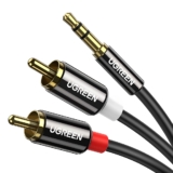 Ugreen Cabo 3.5mm P2 para 2RCA Macho 5m Áudio de Qualidade
