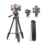 Tripé Foto Vídeo Sensyne 64″ p/Camera Smartphone Preto