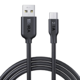 Cabo Usb C para Usb A 1Hora 2.1A Macho 1 Metro Preto