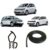 BORRACHA DO PORTA MALAS PRETA COM ABA VOLKSWAGEN FOX