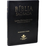 Bíblia Sagrada RC Letra Extragigante Com as Palavras de Jesus em Vermelho e índice – Preta