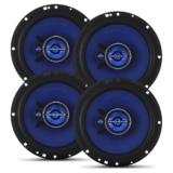 Kit 2 Pares Alto Falante 6 Polegadas 100w Rms Triak 6 Triaxial Hurricane Kit Fácil 200w Rms 400w Pico