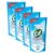 Kit 4 Refis Limpador CIF Ultra Rápido Banheiro sem Cloro 450ml