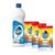 Kit Cera Líquida Bravo Brilho Prático Incolor Embeleza 750ml + 3 Refis 500ml