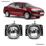 Par Farol Milha Fiat Linea 2008 2009 2010 2011 2012 2013 2014 2015
