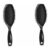 Kit 2 Escova Oval Almofadada 410 Black