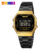 SKMEI Relógio De Pulso Digital Masculino De Aço Inoxidável De Luxo Cronômetro Casual De Alarme Feminino Vestido Eletrônico À Prova D’água