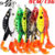 Sougayilang Iscas De Pesca Sapo Hélice Duplos Isca De Silicone Com 2 Ganchos Artificial Macio Fish Catcher 9 cm 13.6g