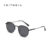 VEITHDIA Nova Moldura Retro Pequena Óculos De Sol Fashion Metal Square Unisexo S2021