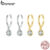 Bamoer Brinco Feminino Com Zircônia Brilhante Autêntico Prata 925 SCE830