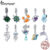 Bamoer 925 Sterling Silver Ocean Collection Beads De Peixe E Tartaruga Pingente Para Pulseira