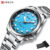 Novo Relógio CURREN Original Moda Masculina Simples De Aço Inoxidável Ponteiro Luminoso 44 CM Dial Retro Business Sports Quartz 3ATM À Prova D’água 8451
