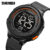 SKMEI Relógios Eletrônicos Masculinos Movimento Digital Esportivo Moda Luz LED À Prova D’água Relógio Despertador 2Time Stopwatch