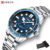 CURREN Relógio Masculino Marca Original Novo Ponteiro Luminoso Moda Simples De Aço Inoxidável Casual Business Sports Quartz Simulação À Prova D’água 8450