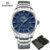 NAVIFORCE Design Original Relógios De Moda Masculinos De Aço Inoxidável Calendário Simples Pulso À Prova D’água 8032