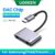 Ugreen 3-In-1 Usb C A 3 5 mm DAC Suporte De Adaptador De Áudio PD 60W Carregamento Rápido E Audição Para iPhone Samsung