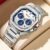 Novo Relógio CURREN Masculino Marca Original Top Luxo Cronógrafo De Aço Inoxidável Luminoso Quadrado Discagem Moda Esportiva Quartzo À Prova D’água 8459 X