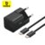 Baseus 20W GaN5 USB C Carregador Portátil Tipo Suporte De PD Carregamento Rápido Com Cabo De 100W