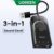 Placa De Som UGREEN USB A 3.5mm Interface De Áudio Externa De 3.5mm Microfone Adaptador Para PC Portátil PS4 Fone Ouvido