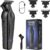 Aparador De Cabelo Sem Fio Kemei 2299 Barber Cordless 0mm Zero Gapped Clipper Detalhe Da Máquina De Corte De Acabamento Elétrico Profissional