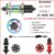 HASSNS Pro 7 36h Rolamento Do Cubo Traseiro 36Holes Freehub MTB Bicicleta Quatro Palin 32H Hub Para 7-12 Speed Noisy Cube 6 Pawl Hubs