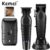 Kemei 2299 2296 T95 Aparador De Cabelo Profissional Sem Fio Lâmina Elétrico Homens De Corte Com Acabamento Recarregável