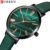 CURREN Relógios Femininos Pulseira De Couro Quartzo Clássico Simples Negócios Casual Esporte À Prova D’água 9076 XL
