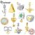 Bamoer Charmosa Prata 925 Com Colar De Pulseira De Ouro Série Amor Para DIY SCC1343