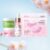 LAIKOU Sakura Skincare Set 5pcs Limpeza Suave Hidratante Brilhante Mesmo Tom De Pele Nutritivo Profundo