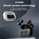 Lenovo × Hyundai HY-C02 Fone De Ouvido Sem Fio À Prova D’água Com Cancelamento De Ruído Inteligente E Qualidade De Som