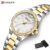 Original CURREN Relógio Feminino Marca De Luxo Genuíno Aço Inoxidável À Prova D’água Luminoso Pequeno Mostrador Moda Cem