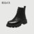 Botas Martin IELGY Flexível E Confortável Estilo Britânico Plataforma