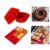 Forma De Silicone Retangular Com 9 Furos Para Bolo, Biscoito E Chocolate