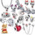 Berloque Pingente Charme Mouse Prata 925 Bijuterias Dog Bear Charms Para Pulseira Bracelete Pingentes