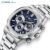 CRRJU Relógios Masculinos Marca Original Cronógrafo Pulseira De Aço Inoxidável Luminosa Moda Lazer Negócios Quartzo À Pr