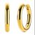 Brincos banhados a ouro de cobre AnuClub 20mm 5.1g Design redondo festa Casual frete grátis