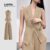 (Trendy) (Lovito Refine) Tops ou calças de bolso falso simples e elegantes para mulheres LR7LD091