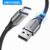 Vention PD 60W 3A USB Type C Nylon Cable Cabo De Carga Rápida For Phone