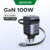 UGREEN 100W 4 Portas GaN Cabo Retrátil De 75 Cm USB A C Carregador Rápido Para iPhone 16 Pro Max , 15,14