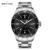 NORTH EDGE ANCHOR Original Safira Espelho 316L Aço Inoxidável Relógio Mecânico Masculino 100M À Prova D’água