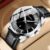 CURREN Preto Clássico Relógio Masculino Couro Casual Minimalista Dial Calendário Quartzo Analógico Resistente À Água 836
