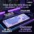 Teclado Gamer Com Fio, RGB Arco-Íris e Design Ergonômico, com Alta Estética e Silencioso – 111 Teclas, Layout Português
