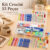 Kit 53 peças Kit Crochê Completo Para Fazer Amigurumi Agulhas Acessórios